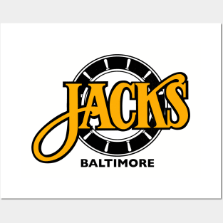 Retro Baltimore Skipjacks Hockey Posters and Art